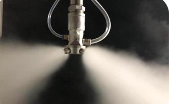 新品发布 |美泰喷雾公司干雾抑尘用防滴漏雾化器成功用于煤棚粉尘治理